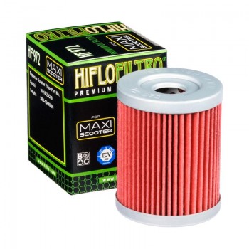 Filtro aceite Suzuki, SYM, Yamaha Hiflofiltro Premium Scooters HF972