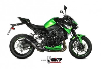 Silencioso escape Kawasaki Z900 2020-2024  Mivv MK3 inox negro