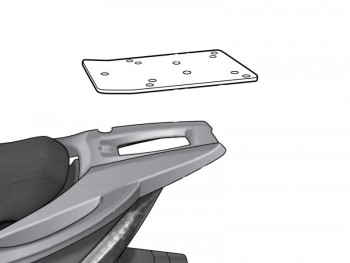 Soporte baul Shad Top master Kymco Agility City 125 2008-2016