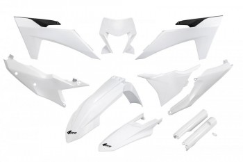 Kit plasticos KTM EXC 2024 color blanco