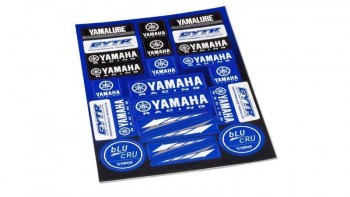 Hoja adhesivos Yamaha Racing 21x29,5cm