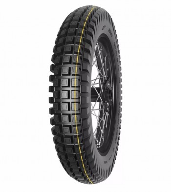 110/90-19 62P Mitas Enduro Hybrid Super 1 raya amarilla trasera tubeless-tube type     110901962P