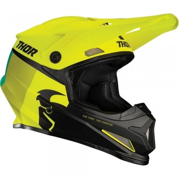 Casco Thor Sector Race verde-fluor talla S