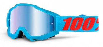 Gafas 100% Accuri Acidulous cristal espejo azul