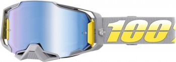 Gafas 100% Armega Complex amarillo-gris cristal espejo azul