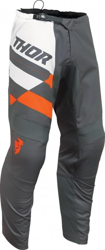 Pantalones Thor Sector Checker gris-naranja talla 32
