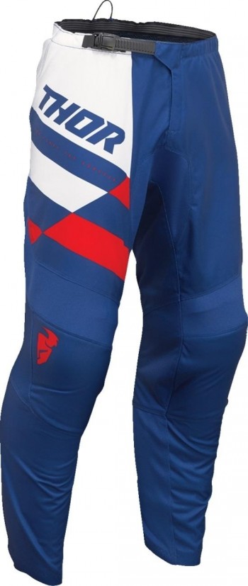 Pantalones Thor Sector Checker azul-rojo talla 32