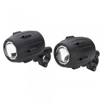 Kit faros auxiliares antiniebla universales halogenos para tubos de 21 a 25mm