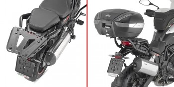 Soporte baul Givi Monolock. Monekey Benelli TRK702 /X 2023-2024