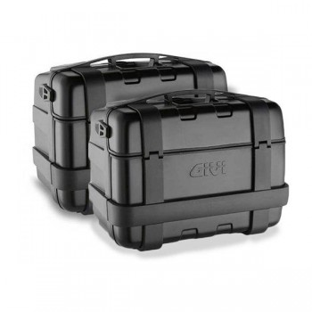 Maletas 46L Givi Trekker aluminio negro