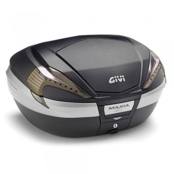 Baul 56L Givi V56 Maxia 4 reflex ahumado tapa negra