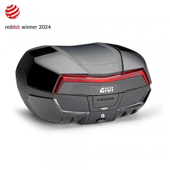 Baul 58L Givi V58 Maxia 5 reflex rojo