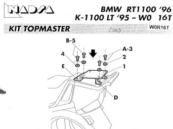 Kit TOP BMW RT/K1100 LT 95