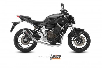 Escape Mivv GP Carbono Alto Yamaha MT07 2014-2019